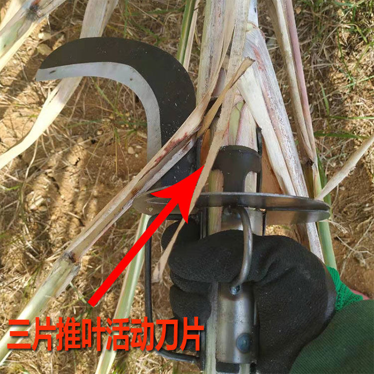 多功能砍甘蔗镰刀推甘蔗去叶工具剥甘蔗叶神器修甘蔗刮叶子刀包邮_虎窝淘