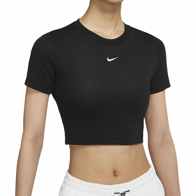 Nike/耐克正品 SPORTSWEAR ESSENTIAL 女子短款上衣T恤DD1329-010 - 图3