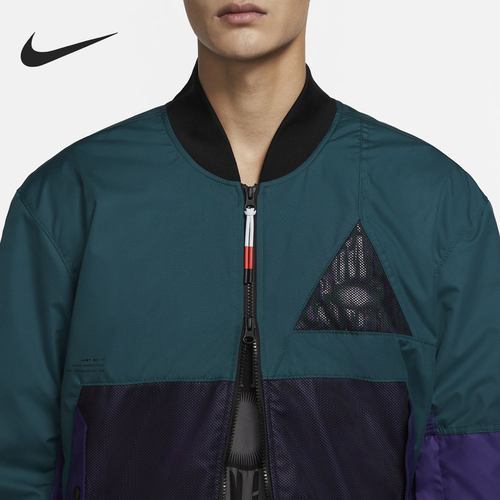 Nike/耐克正品秋冬新款男子拼接运动棒球服外套CK6671-300 - 图0