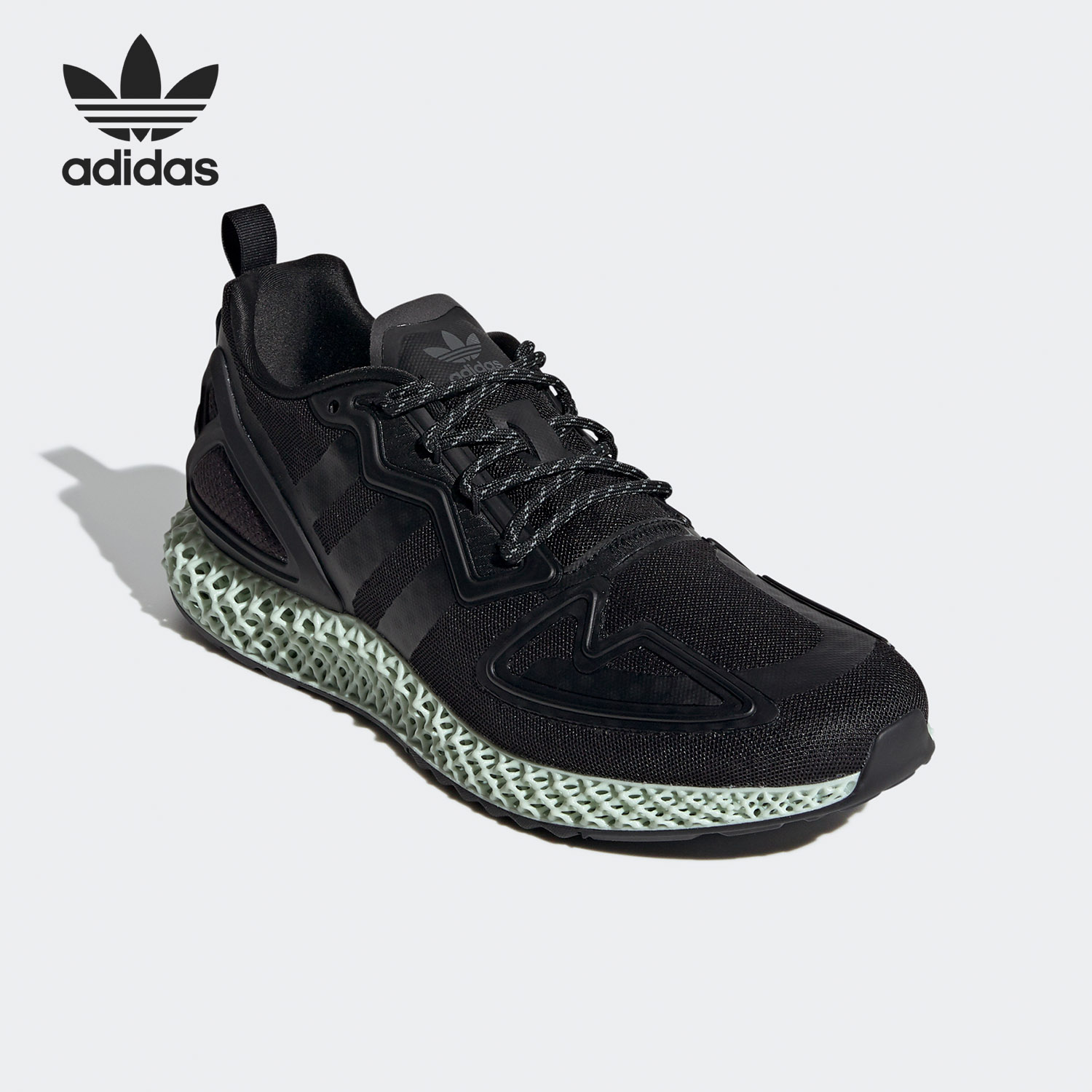 Adidas/阿迪达斯正品 三叶草 ZX 2K 4D男女经典运动休闲鞋 FV9027 - 图1