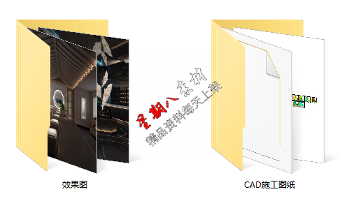 c384新中式现代禅意足浴沐足spa会所足疗店设计CAD施工图纸效果图 - 图3