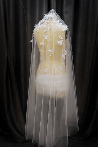 Основное свадебное платье невесты с длинной хвостом вуаль Супер сказок ретро Свадебные хиджаб