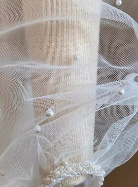 新娘结婚可拆泡泡袖手套