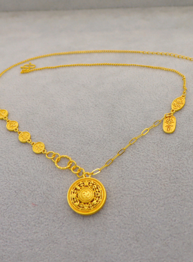 2025新款平安喜乐八宝罗盘项链