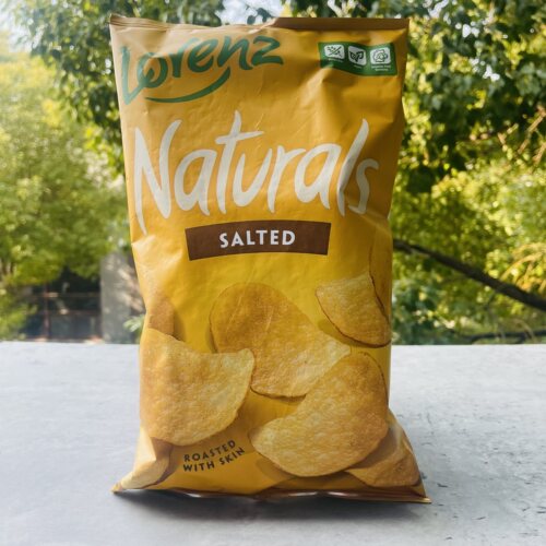 LORENZ/劳仑兹德国进口薯片经典原味/海盐胡椒/迷迭香味100g - 图0