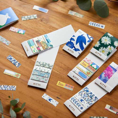 日本 Kingjim 锦宫kitta便携贴纸Hitotoki第15弹手帐胶带日系索引 - 图2