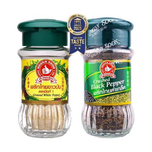 泰国NGUAN SOON手标牌胡椒粉60g 黑胡椒碎白胡椒粉 烹饪调味粉 - 图3
