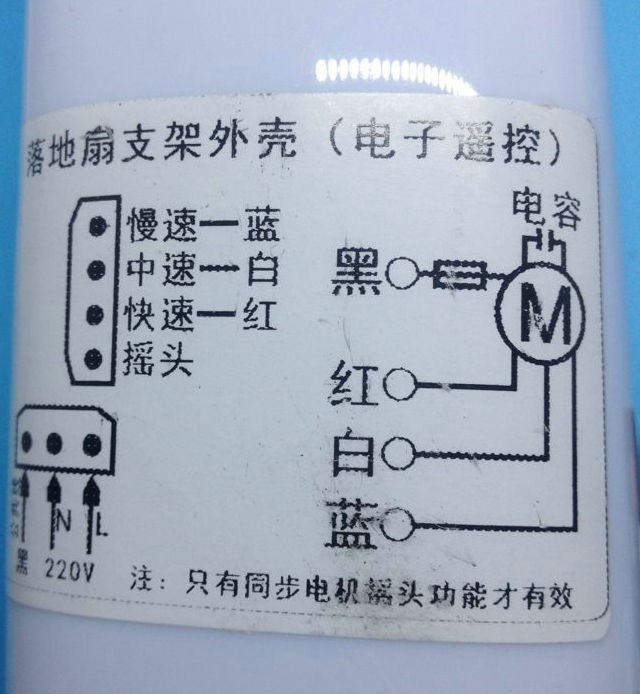 万能遥控风扇接线盒控制板 落地扇箱体改装外壳电路板电风扇配件