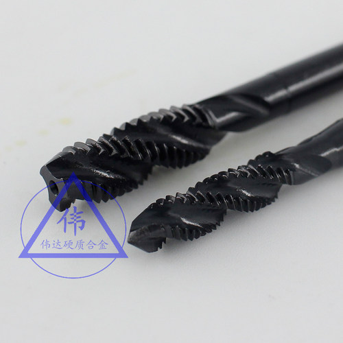 超硬盲孔丝攻氮化机用丝锥螺旋丝锥机用丝攻M3 M4 M5 M6 M8M10M12-图1