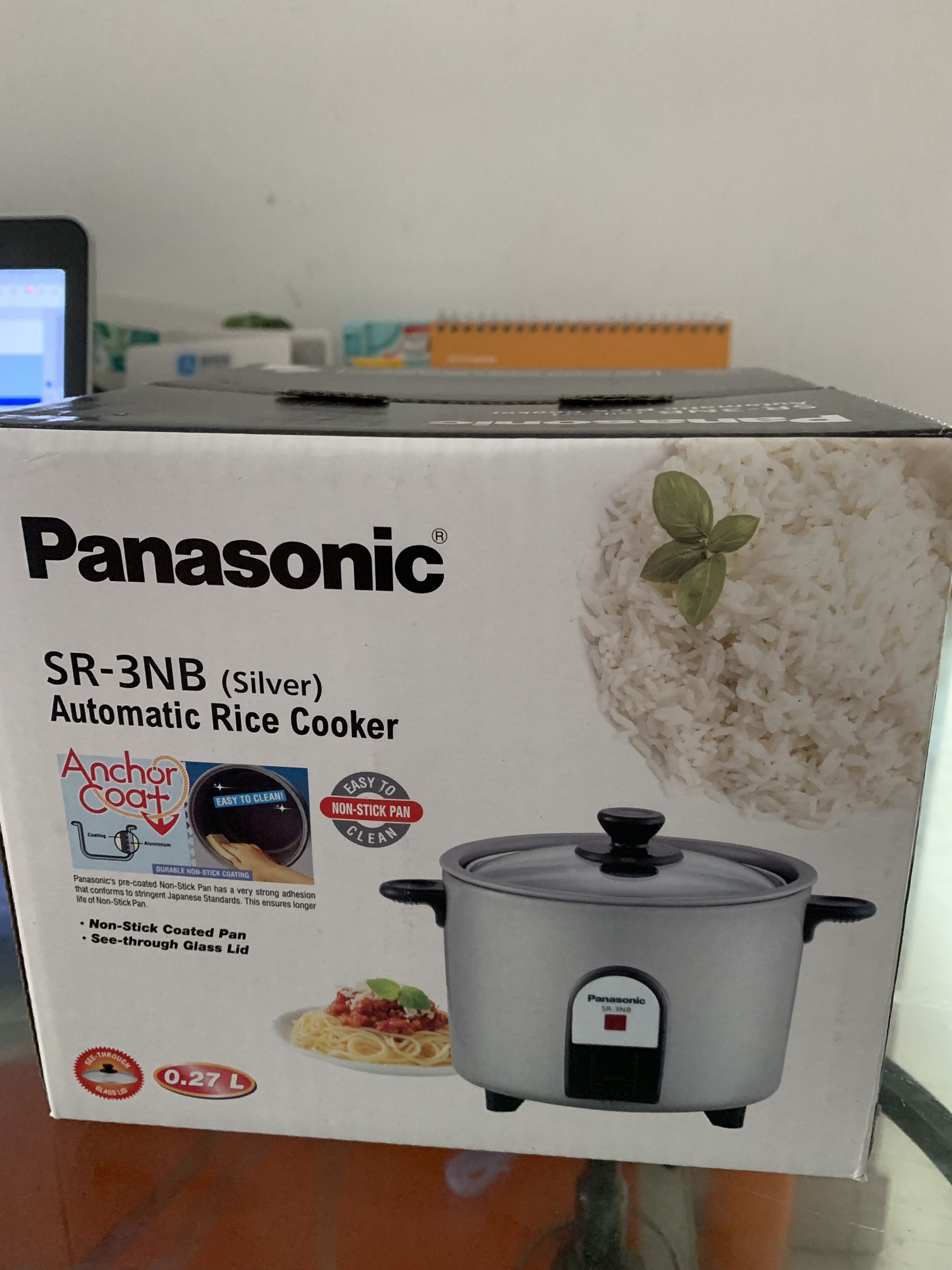 正品进口日本Panasonic/松下SR-3NB小型电饭煲一人用量迷你电饭锅