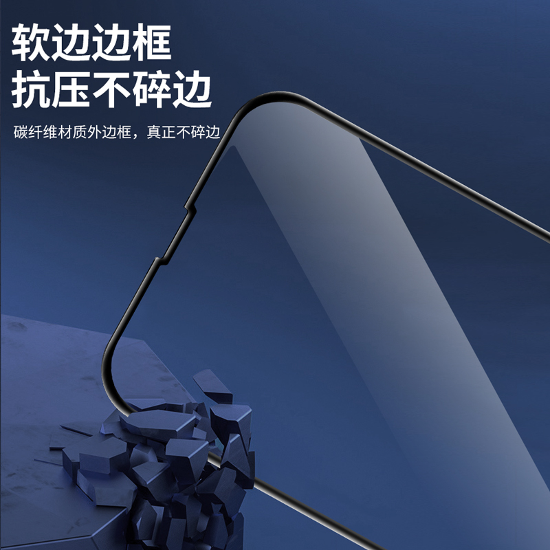 适用软边iPhone11Pro Max全屏覆盖X/XS苹果XS Max钢化膜3D曲面XR手机贴膜11ProMax高清玻璃膜XsMax新款保护膜-图1