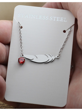 欧美订单项链2024新款爆款轻奢小众锁骨链情人节礼物送女友不掉色