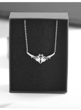 简约彩金玫瑰金色凤凰项链女高级感轻奢小众锁骨链气质简约颈链女