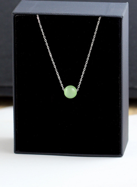 同款猫眼石珍珠项链女轻奢小众设计感高级颈链春季新款锁骨链气质