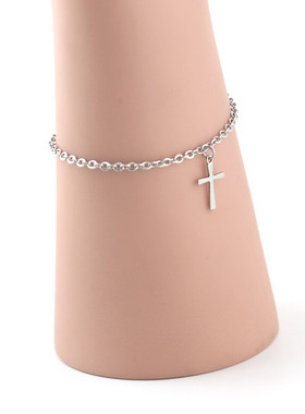 小巧十字架情侣配饰日韩风手链