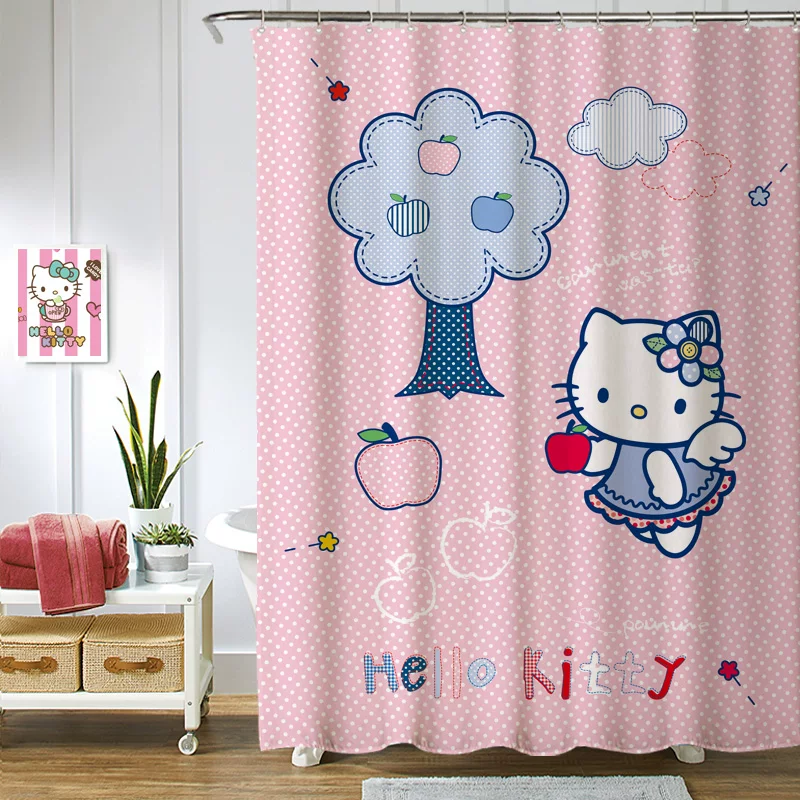 Hello Kitty, занавеска, водонепроницаемый комплект