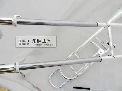 瑞诺斯特低音次中音变调长号乐器/拉管降B-F镀纯银包邮 - 图2