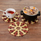 Bowl mat heat insulation pad household bamboo anti-scalding heat-resistant casserole mat dining table mat teacoon pad plate mat place mat