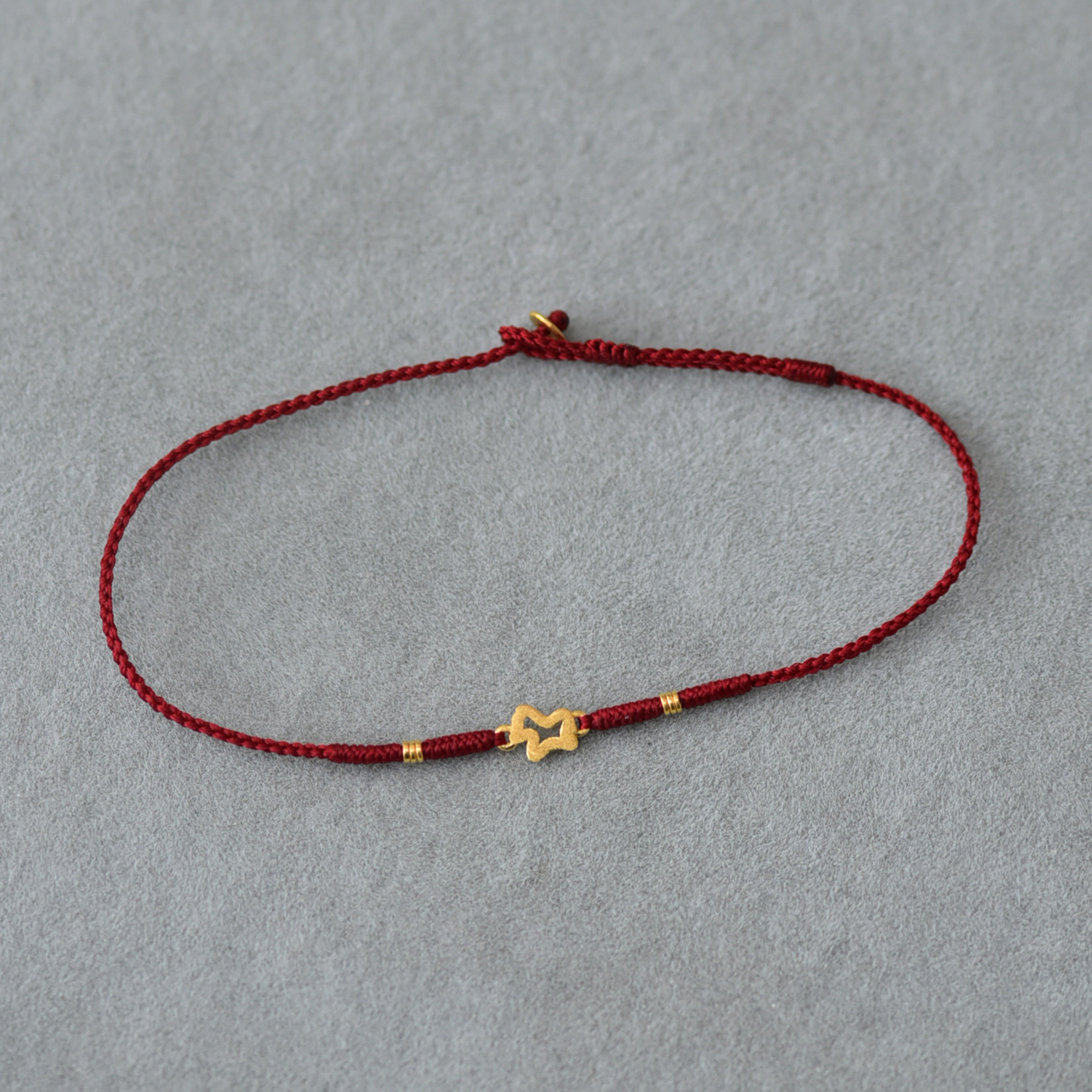 足金999生肖马黄金小隔珠本命年纯手工编织红绳国潮风镂空设计,淘宝优惠券,粉丝福利购,淘宝优惠卷