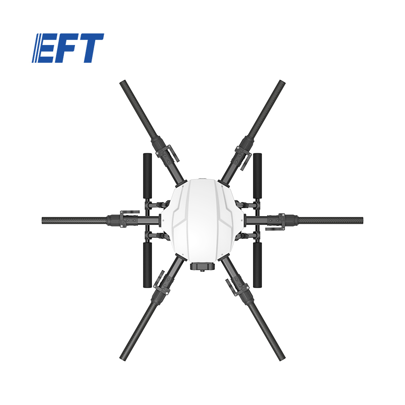 EFT翼飞特E610P经典六轴折叠机身行业无人机机架支持多种挂载 - 图2