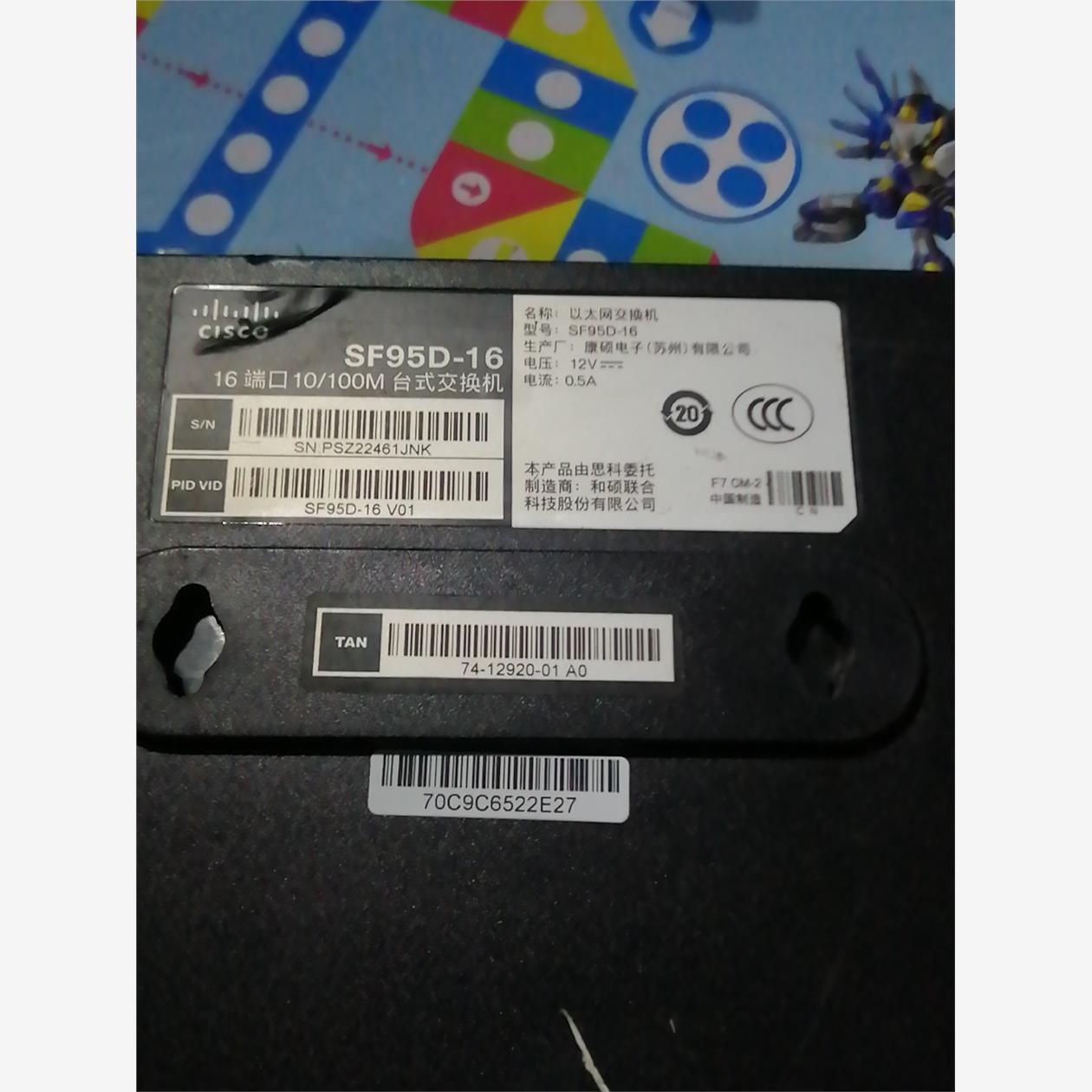 思科Cisco SF90D-16 百兆16口桌面交换机 实物-议价商品 - 图1