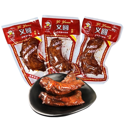 小义园圆乡巴佬鸡脖零食晚上麻辣蜜汁鸡头宿舍囤货特别好吃的夜宵 - 图3