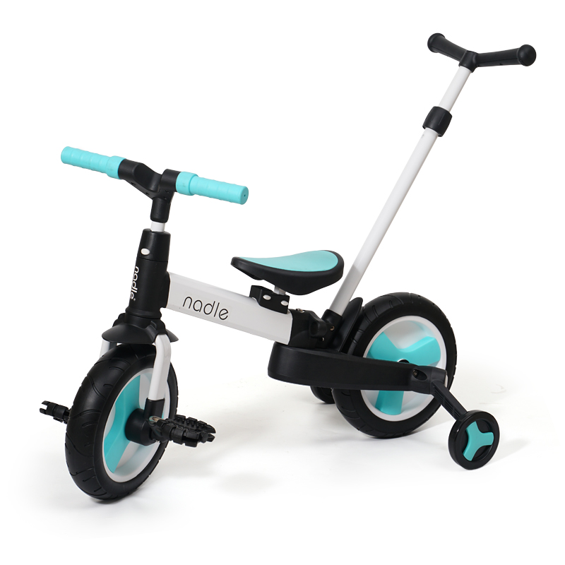 纳豆nadle儿童平衡车二合一自行车1-3-6岁多功能宝宝滑行车三轮车