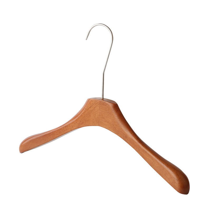服装店专用实木胡桃色衣架宽肩复古无痕防滑男女大衣衣挂撑子裤架,淘宝优惠券,粉丝福利购,淘宝优惠卷