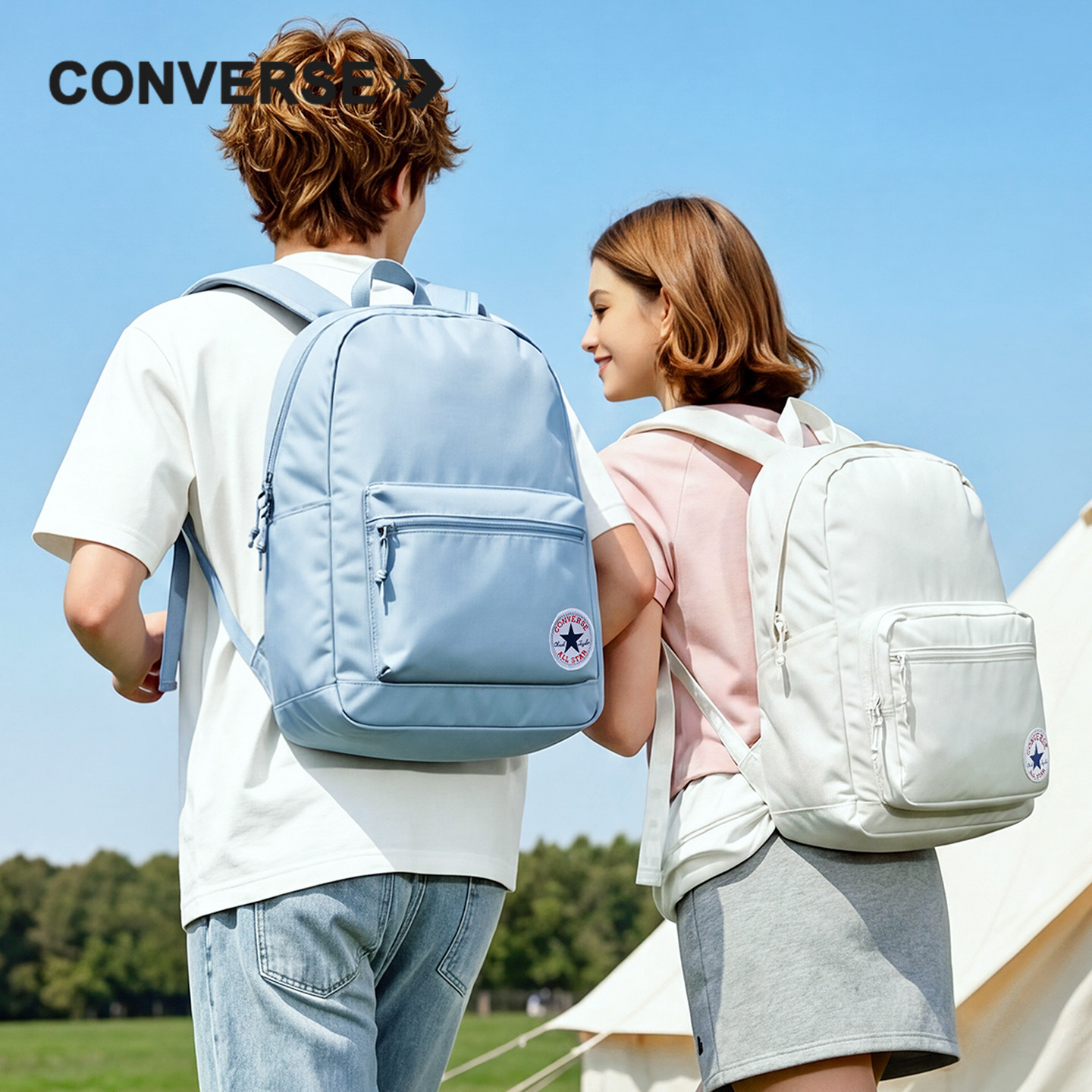 匡威双肩包男女初高中生韩系ins小众高颜值大容量converse书包