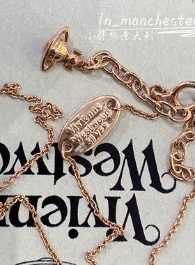 VIVIENNE WESTWOOD西太后经典土星LEONOR爱心钻925银项链锁骨链