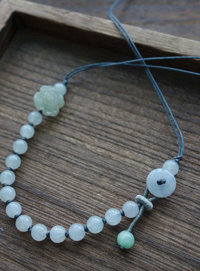 翡翠手牌半成品编织手绳定制DIY