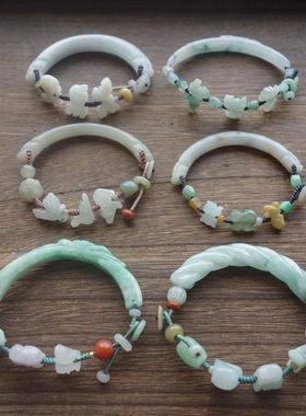 生肖手链编绳翡翠手牌三合本命年