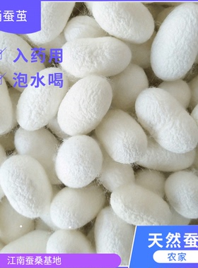 天然美容蚕茧洗脸泡水喝入药