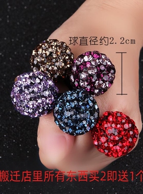 发绳少女韩国头饰水钻甜美星星