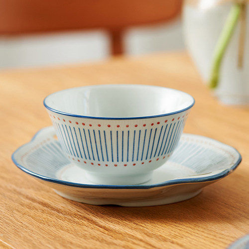 肆月饭碗家用2025新款陶瓷米饭碗釉下彩小碗吃饭碗高颜值个人专用 - 图2