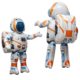 61 Children's Day birthday party decoration balloon 4D three-dimensional standing astronaut rocket space cartoon inflatable balloon