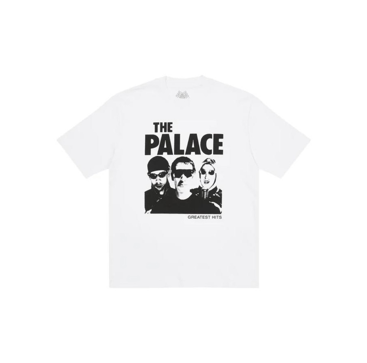 Palace 22FW Greatest Hits T-shirt人物图案印花圆领套头短袖T恤-图1