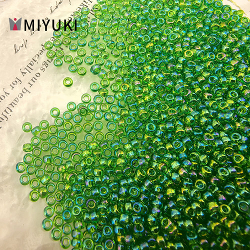 MIYUKI御幸日本进口2mm透明幻彩玻璃米珠手工diy串珠手链刺绣材料 - 图2