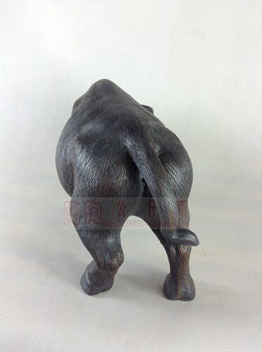 陶瓷工艺品石湾公仔家居装饰品招财摆件生肖低头黑色大水牛促销 - 图1