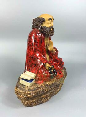 陶瓷石湾公仔招财风水达摩工艺品