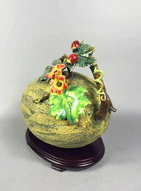 喜庆礼物客厅摆件甜蜜蜜哈蜜瓜
