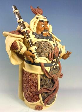 陶瓷石湾公仔镇宅佛像招财工艺品