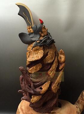 陶瓷石湾公仔风水武财神工艺品