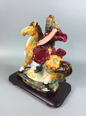 客厅摆件生肖马财神招财进宝