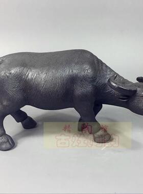 陶瓷工艺品石湾公仔家居装饰品礼品玄关摆件低头黑大水牛促销