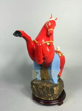 招财摆件生肖红马得心应手