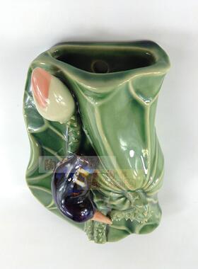 摆件荷叶翠鸟挂壁夏荷映翠促销