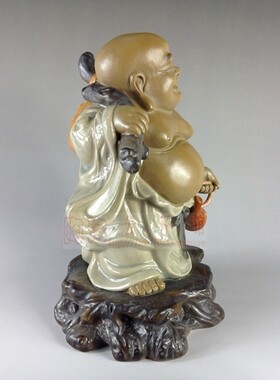 招财礼品摆件春风得意石湾陶瓷