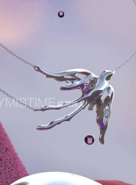 时间诗人铜镀金原创设计小众潮牌