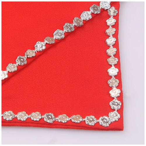 Добавить круговой танцевальный платок профессиональный анестетик восьмиугольный шарф для взрослого детского тестового платка цветок северо -восток янге два человека поворачиваются